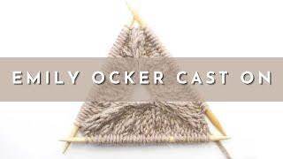 Emily Ockers Cast On Right Handed  Knitting Stitch Pattern  English Style