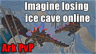 Wiping The Island Ice Cave Online  Ark Survival Evolved Raids #52 Unofficial PvP