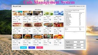 Cafe Management System Project  Java Swing  NetBeans