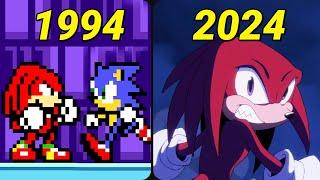The evolution of KNUCKLES Boss Battles 1994-2024