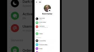 How To Enable Dark Mode On Messenger  Messenger Dark Mode  Status Lover  #shorts