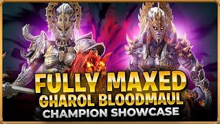 The BEST Mythical Gharol Bloodmaul Champion Spotlight Raid Shadow Legends Test Server