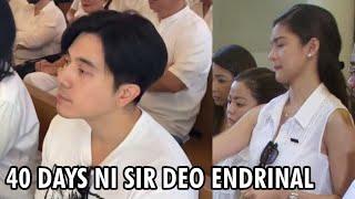 Paulo Avelino ATTENDS 40 DAYS of Sir Deo Endrinal  Kim Chiu SINUNDO BA NI PAULO?