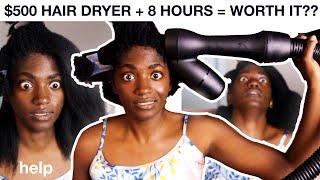 I SPENT $500 AND 8 HOURS JUST. TO. SUFFER.  RevAir Hair Dryer on 4C Hair