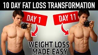 10 Day FAT LOSS Transformation  My Top Weight Loss Tips  Healthy Recipes + Diet Tricks