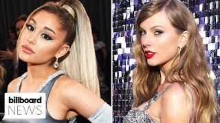 Taylor Swift Ariana Grande Peso Pluma & More Drop New Music  Billboard News