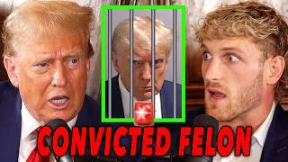 Logan Paul Asks Donald Trump about Being a CONVICTED FELON