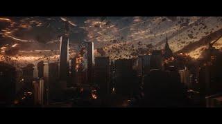 Moonfall 2022  New York City destruction scene 1080p