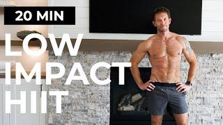 20 Min FULL BODY Low Impact Cardio HIIT  No Jumping Workout