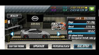 Tune Up DragRacing Level 6  Nissan Skyline GTR-R35 14 Miles  No Record 2023 7620s