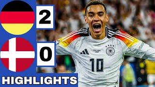 ️ Germany vs Denmark 2-0 All GOALS & Extended HIGHLIGHTS  EURO 2024 Round Of 16