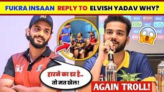 OMG Fukra Insaan Reply & TROLL Elvish Yadav On ECL Shoot Elvish Yadav Vs Abhishek malhan ECL