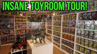Insane Toy Room Tour TMNT MOTU Transformers Games ... Behind The Collector #4