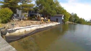 Waterfront Break Wall Time Lapse