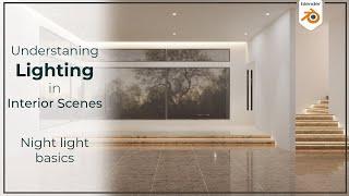 Lighting Interior Archviz in blender - Beginner guide for Night scene