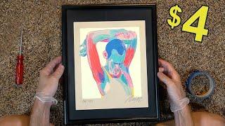 How To Frame Art For Super CHEAP