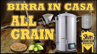 Come fare la BIRRA in CASA con la Tecnica ALL GRAIN - passaggi e ATTREZZATURE - Sykan Homebrewing