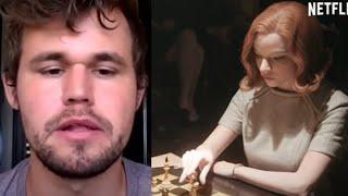 Magnus Carlsen Analyzes the Game Between Elizabeth Harmon and Borgov From The Queens Gambit