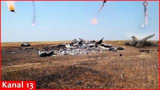 30 modern military aircrafts of the Russia destroyed by Ukrainian Army