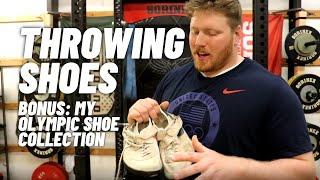 Do you need throwing shoes to throw far? BONUS My Olympic shoe collection