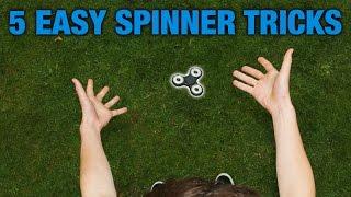 5 EASY FIDGET SPINNER TRICKS FOR BEGINNERS TOP 5