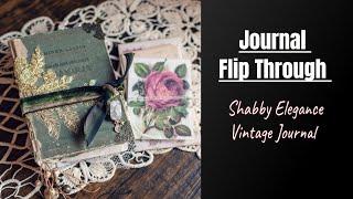 Shabby Elegance -a Vintage Junk Journal Flip Through #Vintagejunkjournal #RaindropLila