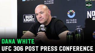 Dana White Sean OMalley looked flat against Merab  UFC 306 Post Fight Press Conference