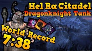  ESO - Hel Ra Citadel Former World Record  Dragonknight Tank Build