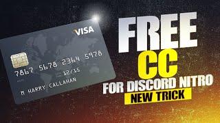 How to Get CC for Claiming Discord Nitro Promotions  Claim Discord Nitro for *FREE*