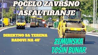 Završna faza najvećih radova proširenja Zemunske-Tošinog bunaradirektno sa radnicima na plus 40