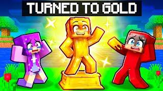 Nico TURNED TO GOLD in Minecraft