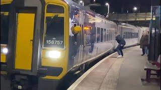 Crabman nutter brings Class 158 to a halt