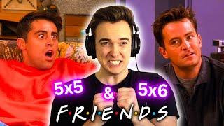 *HE KNOWS* Friends S5 Ep 5 & 6  First Time Watching  reactioncommentaryreview