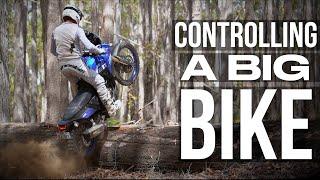 How to pop up the front wheel. The secret to riding confidently offroad.