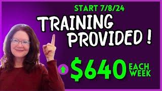 They Will Train You  No Experience Needed Remote Jobs Available Today Make Up To $640Week