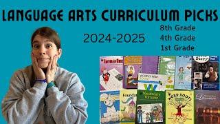 Language Arts Curriculum Picks  8th 4th and 1st Grades  2024-2025