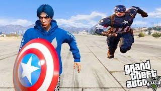 ကျနော် Captain Americaရဲ့ ဒိုင်းကာ ကိုခိုးခဲ့တယ် GTA 5 Myanmar  GTA 5 Mods