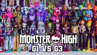 Monster High G1 vs G3 Comparisons Adult Collector