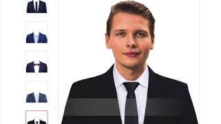 Passport Photo Maker with Suit Changer powered by AI