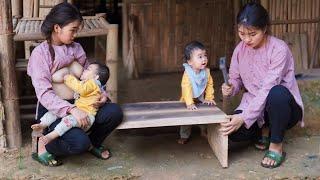 14 year old single mother - How to make tables and chairs from wood gardening