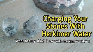 Herkimer Diamond Nautral Cut & How To Make Herkimer Water