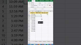 Extract hours and minutes using Flash Fill #microsoft  #excel #msexcel #shorts #computer #education