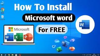 How to Get Microsoft Word for Free  Download Microsoft word for Free 2023