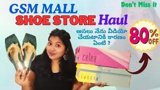 80% డిస్కౌంట్లుGSM Mallలోని Shoe Store HaulHyderabad Branded Foot Wear Clearance Sale Shopping