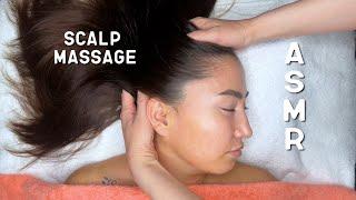So Relaxing ASMR Scalp Massage with the BEST Tools for Deep Sleep 