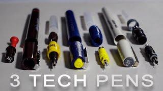  Exploring 3 Satisfying Tech Pens Rotring Staedtler Koh-i-Noor