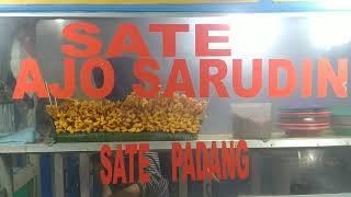 STREET FOOD DUMAI- SATE AJO SARUDIN - KUAH KACANGNYA KENTAL BANGET SUMPAH DSGINGNYA GURIH