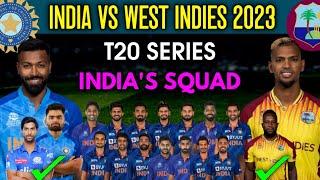 India Tour Of West Indies T20 Series 2023  Team India Full T20 Squad  IND vs WI T20 Squad 2023