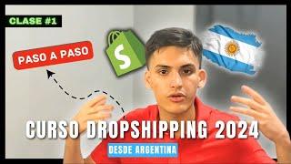 Como Armar Tu Primer Tienda Online de Dropshipping  Curso Dropshipping desde Argentina #1