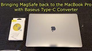 MagSafe on New MacBook Pro with Baseus USB C Converter = Amazing.